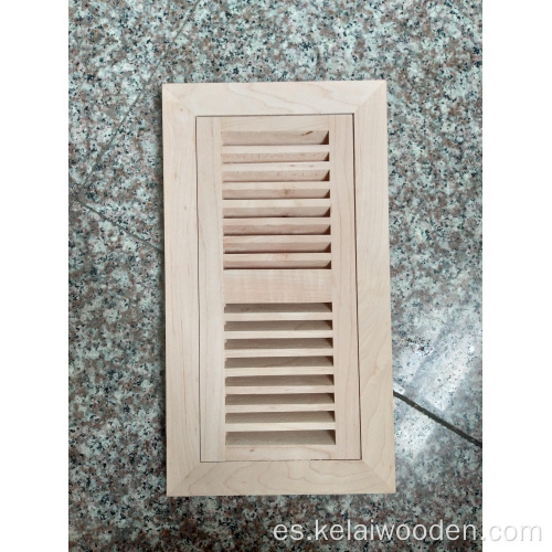 Rejilla de ventilación de piso de madera de roble de ventilación de aire acondicionado